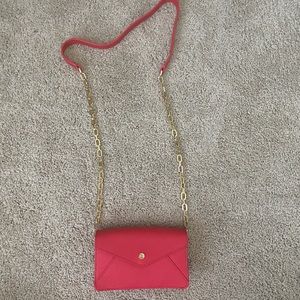 Small red Tory Burch Crossbody